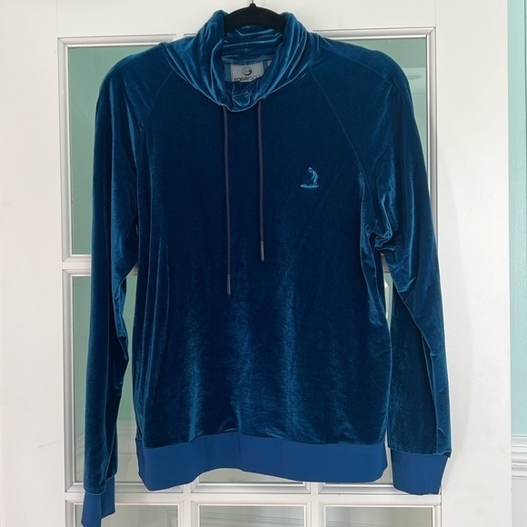 Foray Golf Women’s Velour Velvet Funnel Neck Top | M | Pinehurst - Picture 1 of 3